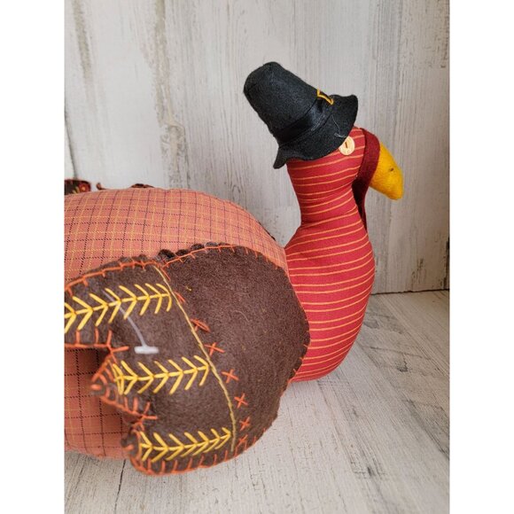 Plush pilgrim Turkey Thanksgiving unique home figure decorative‎ - Picture 4 of 6